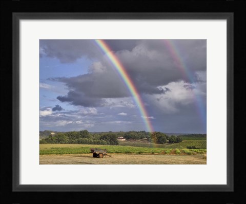 Framed Pastoral Countryside VII Print