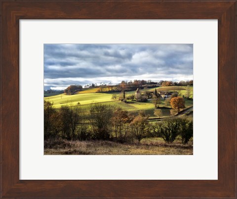 Framed Pastoral Countryside XVIII Print