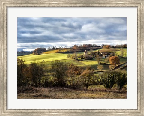 Framed Pastoral Countryside XVIII Print