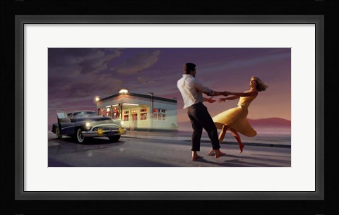 Framed Night Dance Print