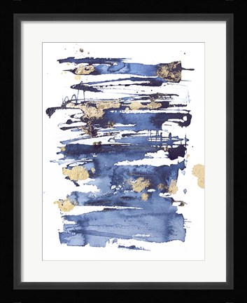 Framed Blue Rapture II Print