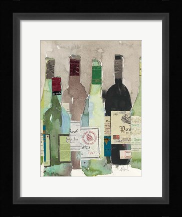 Framed Red or White II Print