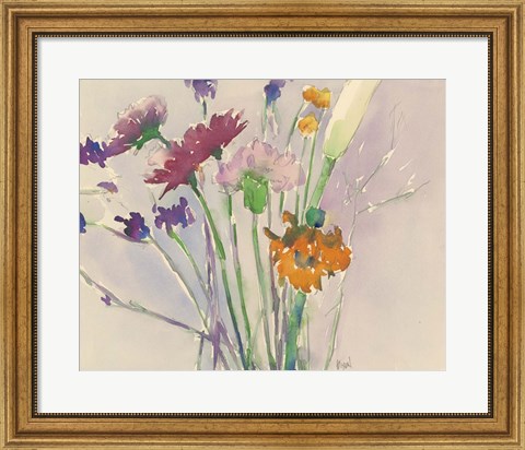 Framed Wild Flower Cuttings Print
