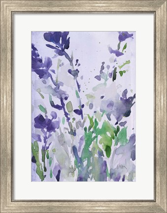 Framed Violet Garden Moment I Print