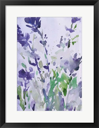 Framed Violet Garden Moment I Print
