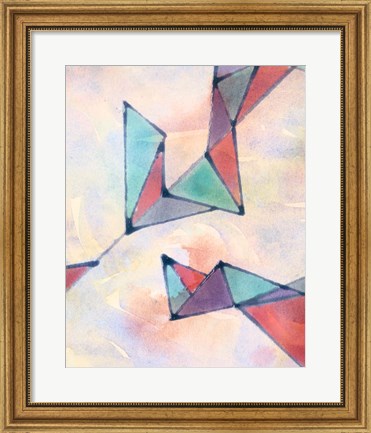 Framed Lucent Shards II Print