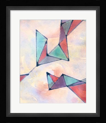 Framed Lucent Shards II Print