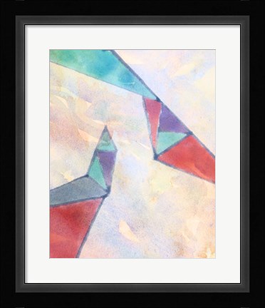 Framed Lucent Shards III Print