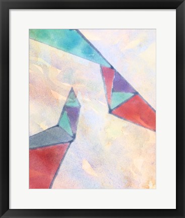 Framed Lucent Shards III Print