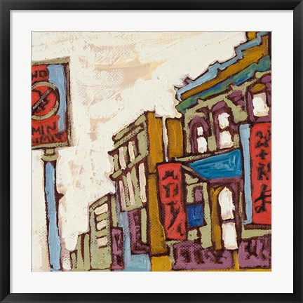 Framed Chinatown VII Print