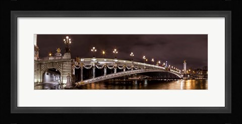 Framed Paris Bridge 3 Print