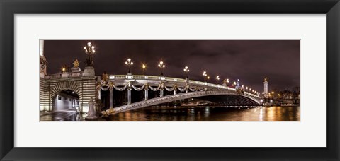 Framed Paris Bridge 3 Print