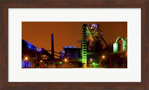 Framed Duisburg Industry Germany 4 Print