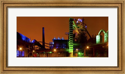 Framed Duisburg Industry Germany 4 Print