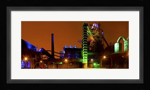Framed Duisburg Industry Germany 4 Print