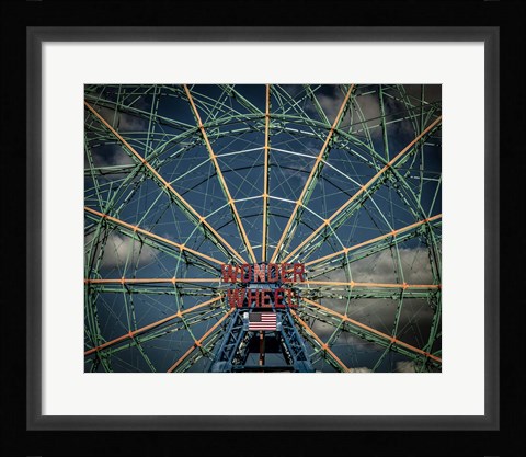 Framed Wonder wheel  New York Print