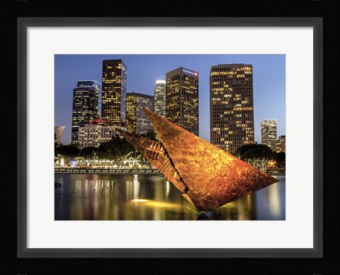 Framed Downtown Los Angeles Print