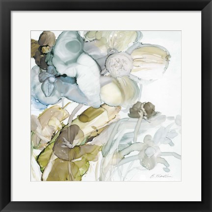 Framed Seaglass Garden III Print