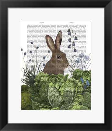 Framed Cabbage Patch Rabbit 2 Print