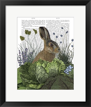 Framed Cabbage Patch Rabbit 3 Print