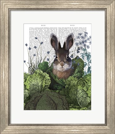 Framed Cabbage Patch Rabbit 4 Print