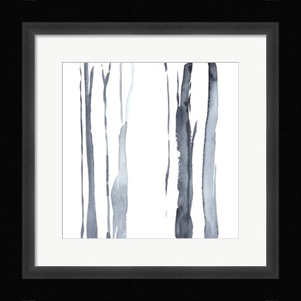 Framed Snow Line I Print