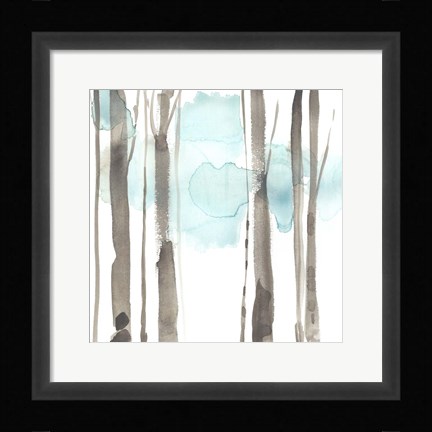 Framed Snow Line IX Print