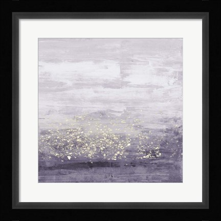 Framed Amethyst Glitter I Print