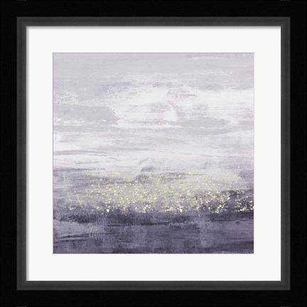 Framed Amethyst Glitter II Print