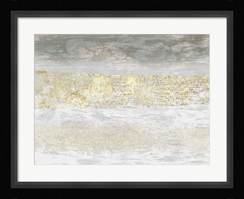 Framed Gilded Textures II Print