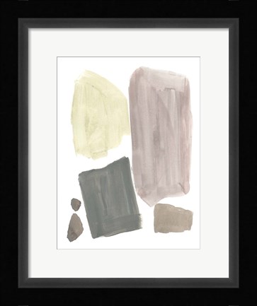Framed Muted Mod Shapes IV Print