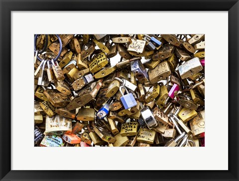 Framed Love Locks Print