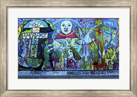 Framed Berlin Wall 2 Print