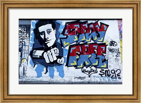Framed Berlin Wall 4 Print