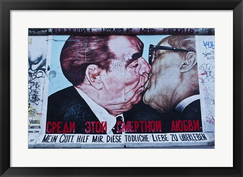 Framed Berlin Wall 13 Print