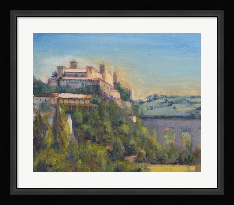Framed Nostalgic Tuscany II Print