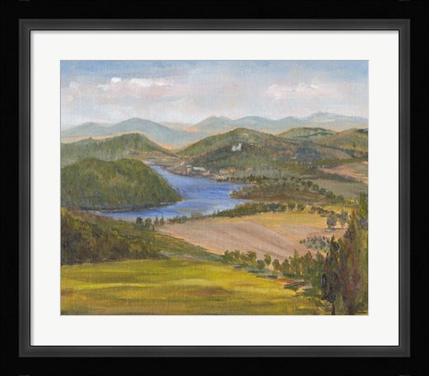 Framed Nostalgic Tuscany III Print