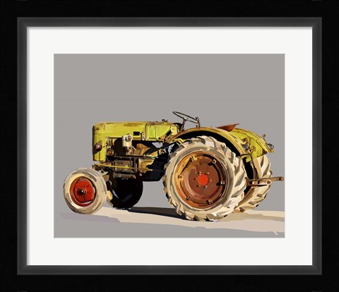 Framed Vintage Tractor VI Print