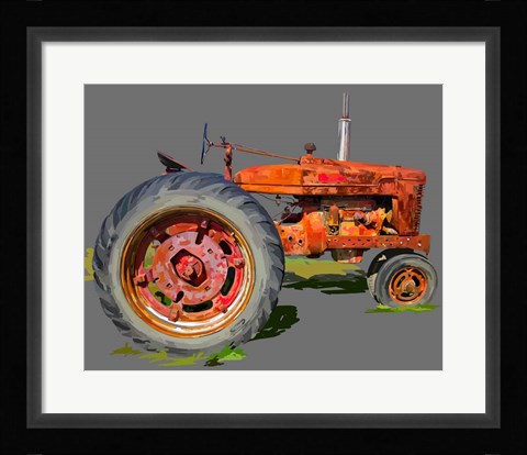 Framed Vintage Tractor XI Print