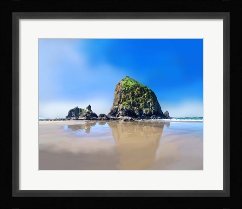 Framed Oregon Coast I Print