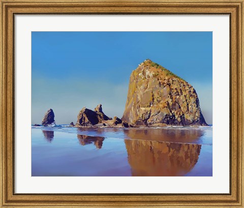 Framed Oregon Coast II Print