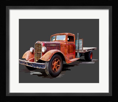 Framed Vintage Truck I Print
