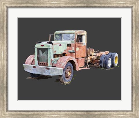 Framed Vintage Truck III Print
