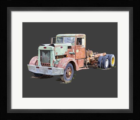 Framed Vintage Truck III Print