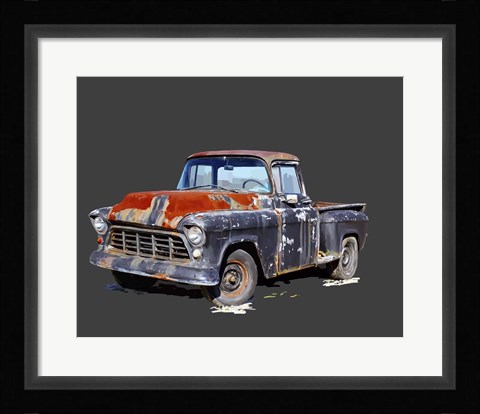 Framed Vintage Truck IV Print