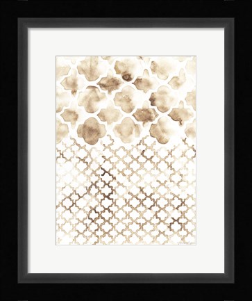 Framed Sepia Madras II Print