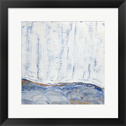 Framed Blue Highlands I Print