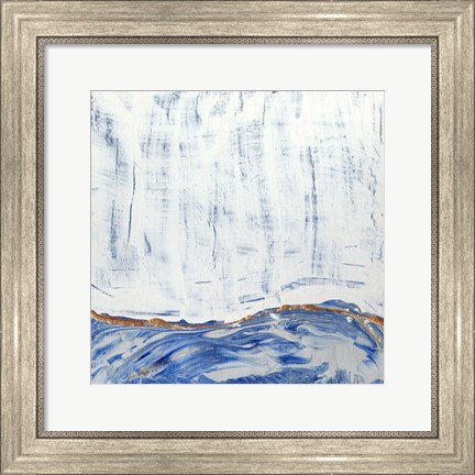 Framed Blue Highlands II Print
