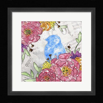 Framed Bloom &amp; Fly III Print
