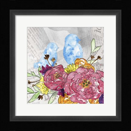 Framed Bloom &amp; Fly IV Print